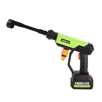 Wireless High-pressure Water Gun Household Cleaning Watering Large Pressure Six-in-one Nozzle Shop Momma Made